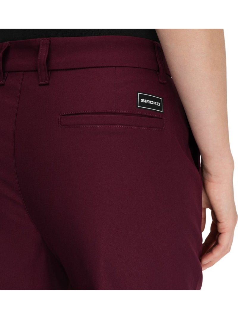 Dames golfbroek Rood - Kiabi