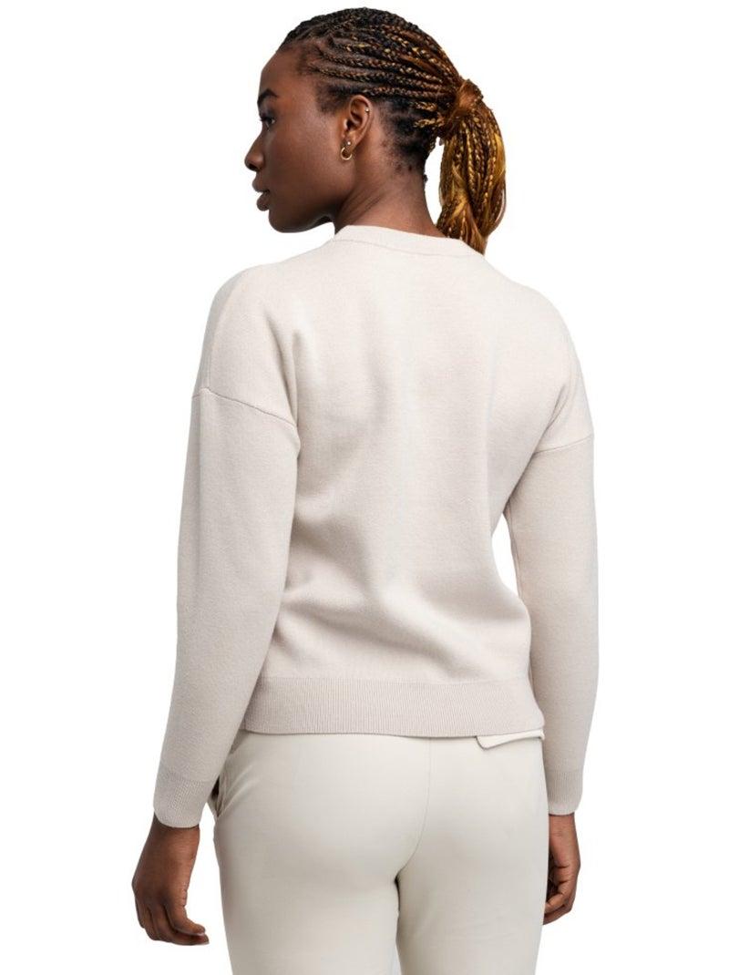 Dames golftrui Beige - Kiabi
