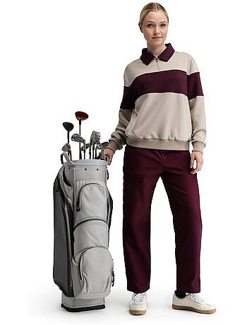 Dames golftrui met polokraag