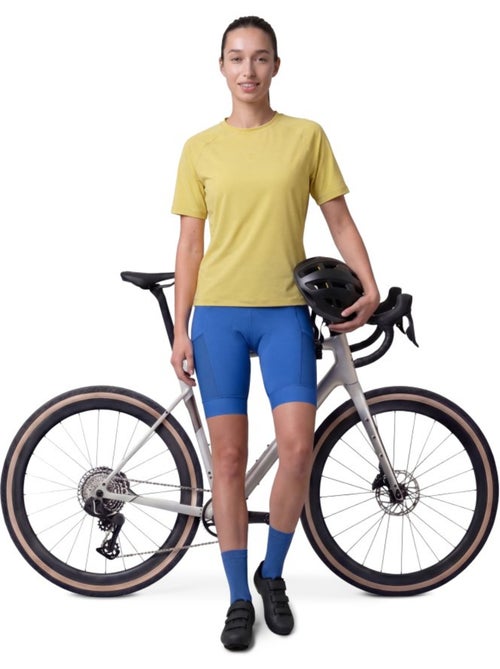 Dames gravel fietsshirt - Kiabi