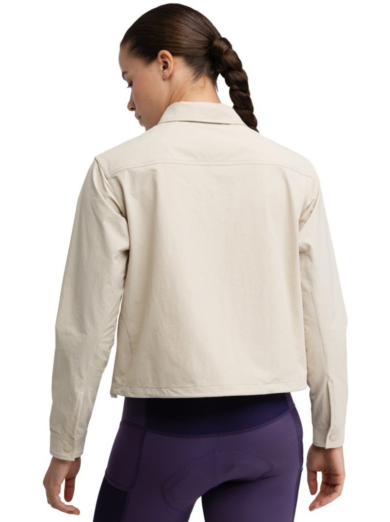Dames gravel zomer-overshirt Beige - Kiabi
