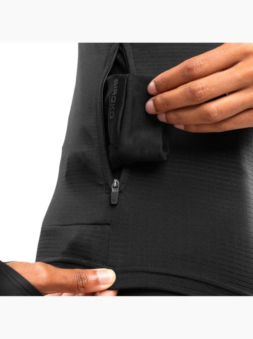 Dames hardloopsweatshirt met halve rits - Kiabi