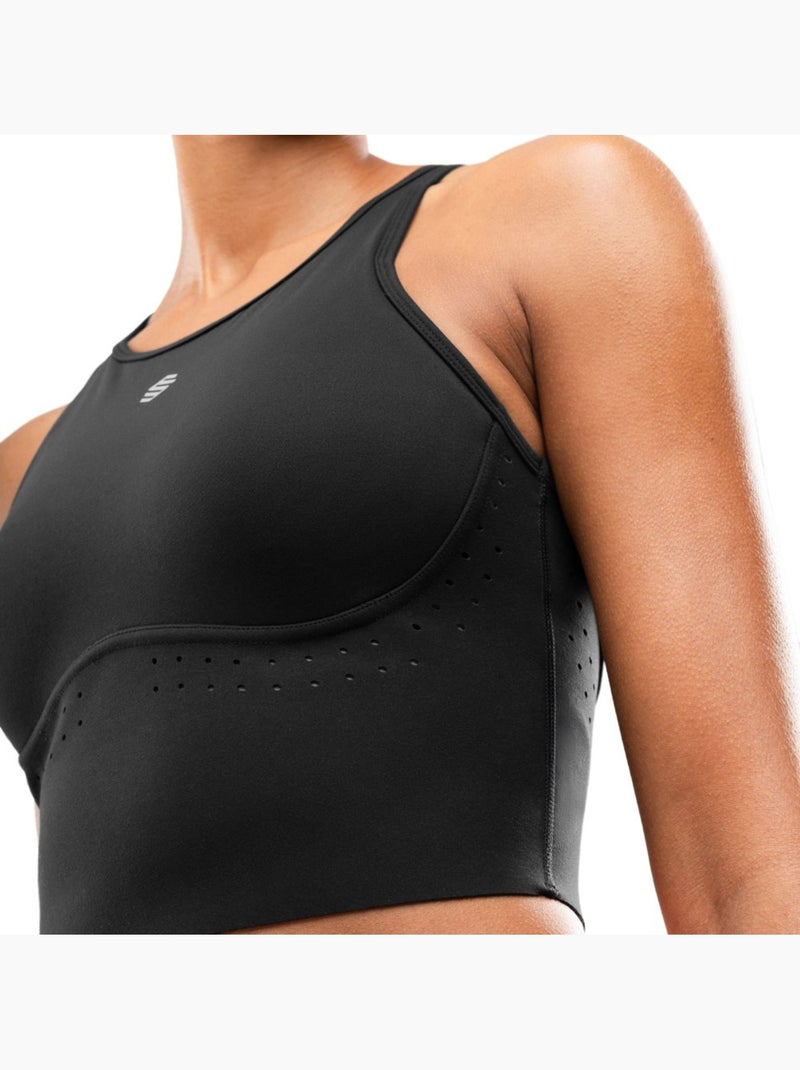 Dames hardlooptanktop Zwart - Kiabi
