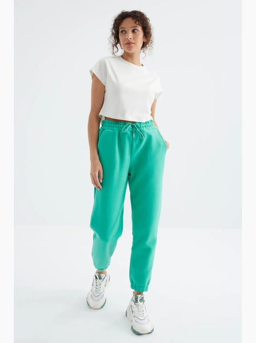 Dames high waist jogger-sweatpants tommy - Kiabi Dames high waist jogger-sweatpants tommy - Kiabi
