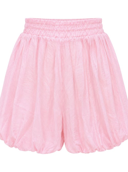 Dames high-waist minishorts mixray - Kiabi