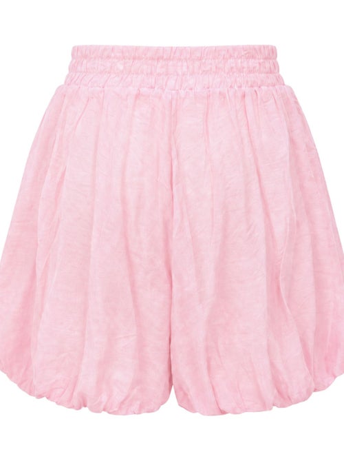 Dames high-waist minishorts mixray - Kiabi
