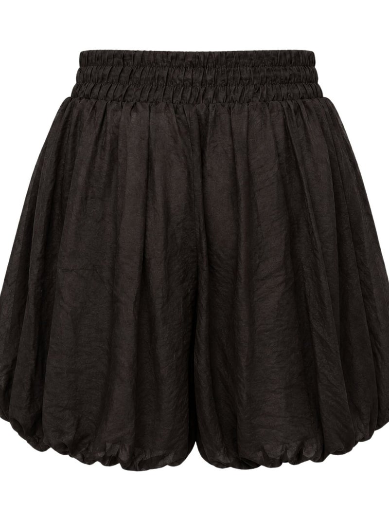 Dames high-waist minishorts mixray Zwart - Kiabi