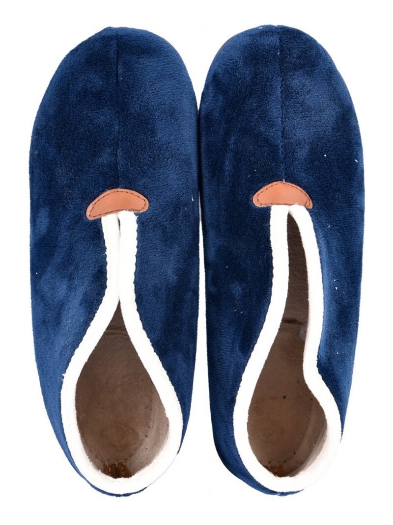 Dames Huissokken PREMIUM Hoog Marineblauw - Kiabi