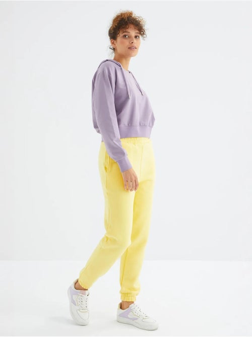 Dames jogger sweatpants met hoge taille tommy - Kiabi