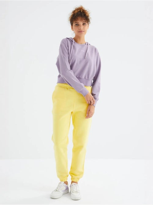 Dames jogger sweatpants met hoge taille tommy - Kiabi