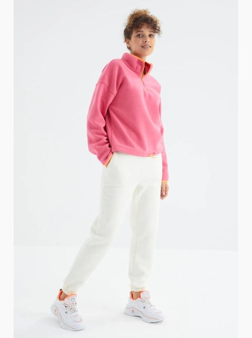 Dames jogger sweatpants met hoge taille tommy - Kiabi