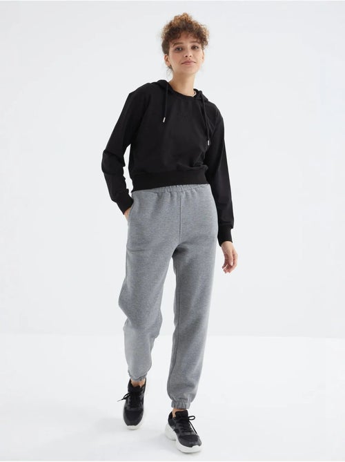 Dames jogger sweatpants met hoge taille tommy - Kiabi