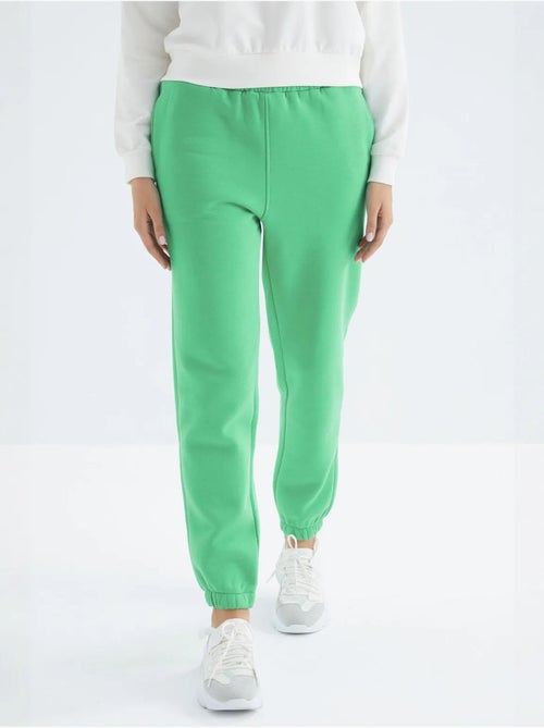 Dames jogger sweatpants met hoge taille tommy - Kiabi