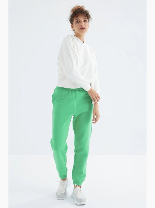 Dames jogger sweatpants met hoge taille tommy - Kiabi