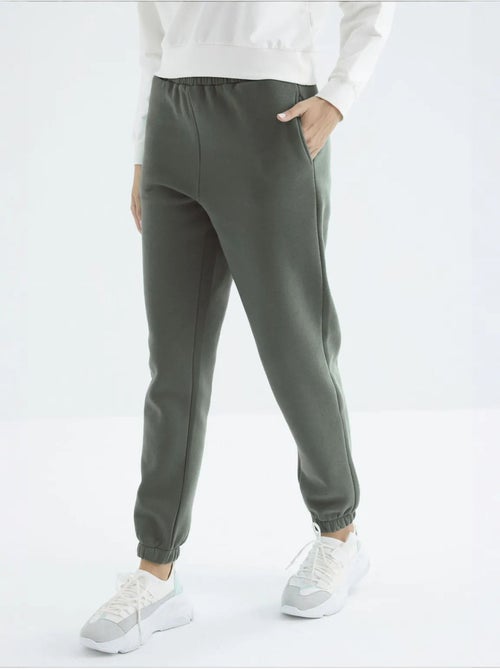 Dames jogger sweatpants met hoge taille tommy - Kiabi