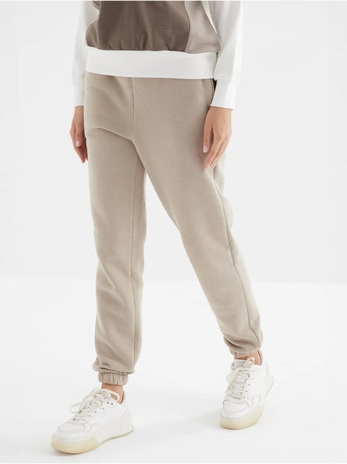 Dames jogger sweatpants met hoge taille tommy - Kiabi