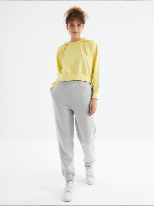 Dames jogger sweatpants met hoge taille tommy - Kiabi