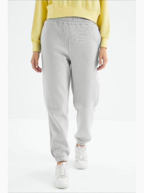 Dames jogger sweatpants met hoge taille tommy - Kiabi