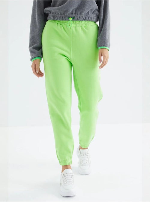 Dames jogger sweatpants met hoge taille tommy - Kiabi