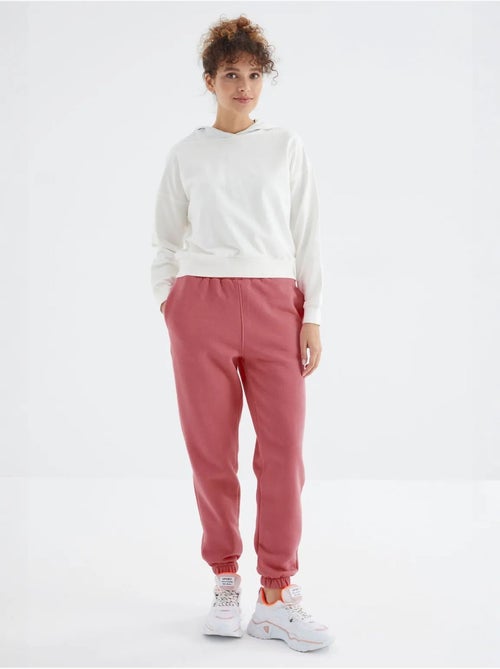 Dames jogger sweatpants met hoge taille tommy - Kiabi