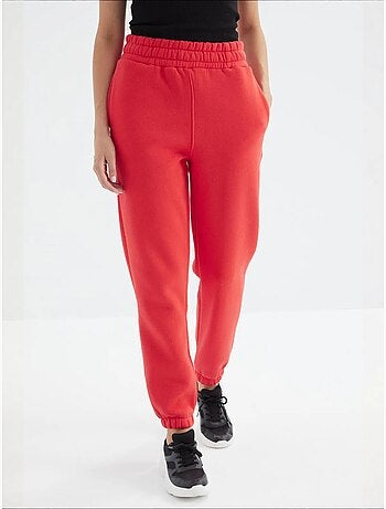 Dames jogger sweatpants met hoge taille tommy