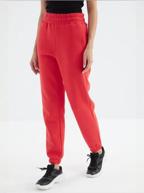 Dames jogger sweatpants met hoge taille tommy - Kiabi