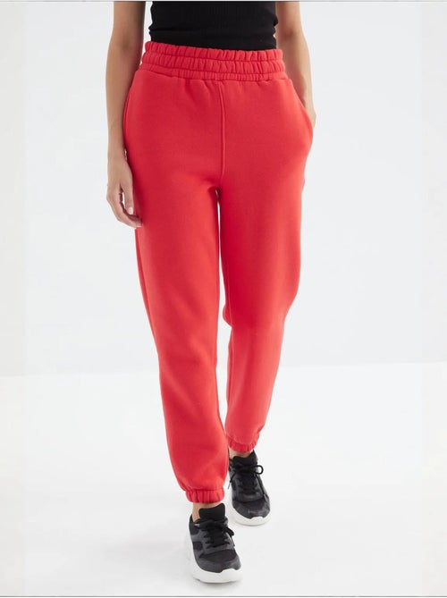 Dames jogger sweatpants met hoge taille tommy - Kiabi