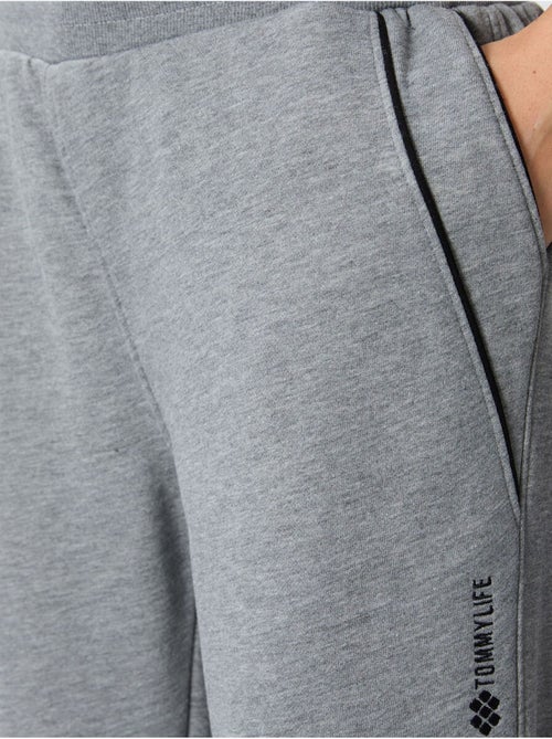 Dames jogger sweatpants van katoenmix tommy - Kiabi