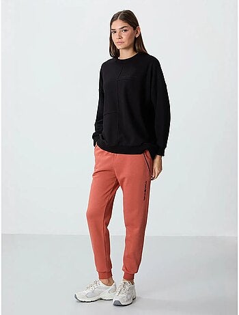Dames jogger sweatpants van katoenmix tommy