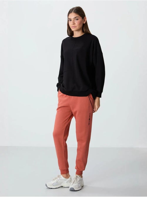 Dames jogger sweatpants van katoenmix tommy - Kiabi