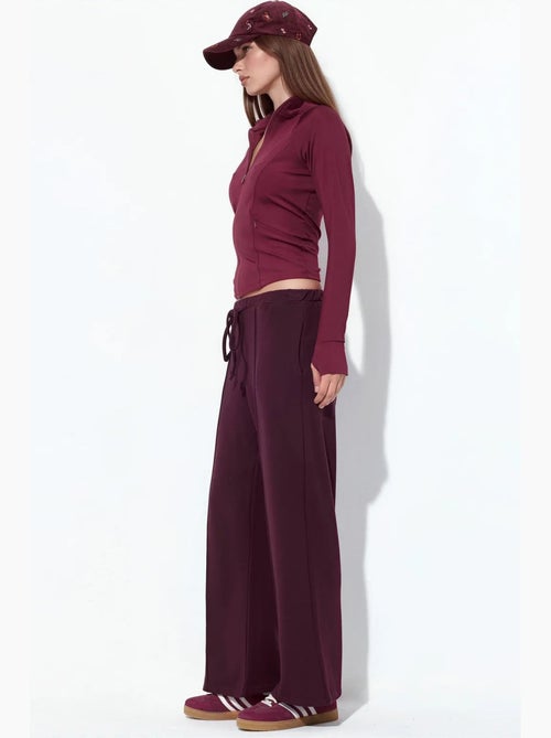 Dames jogger van jersey met uitlopende pijp busem - Kiabi Dames jogger van jersey met uitlopende pijp busem - Kiabi