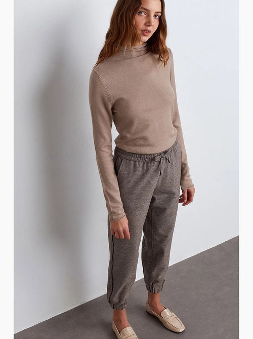 Dames joggerbroek met elastische taille dilvin - Kiabi