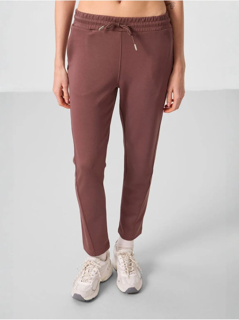 Dames joggingbroek met rits tommy Bruin - Kiabi