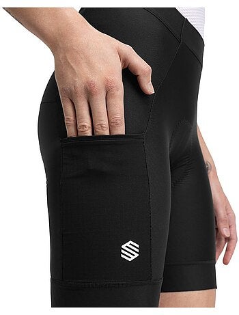Dames korte fietsbroek met zeem bikepacking