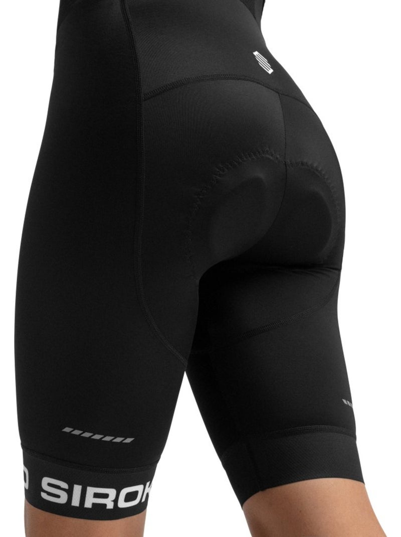 Dames korte fietsbroek Zwart - Kiabi