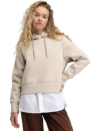 Dames korte hoodie