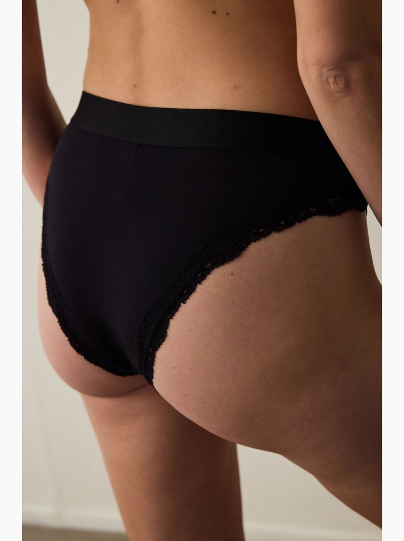 Dames kromi slip slip penti Zwart - Kiabi