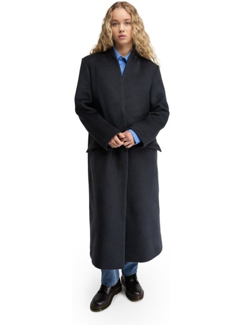 Dames lange wollen jas - Kiabi