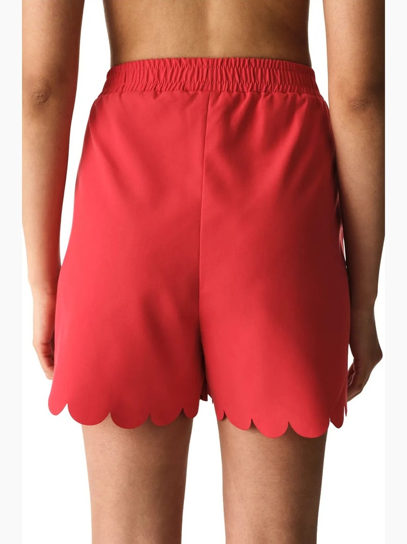 Dames laser boardshort penti Rood - Kiabi