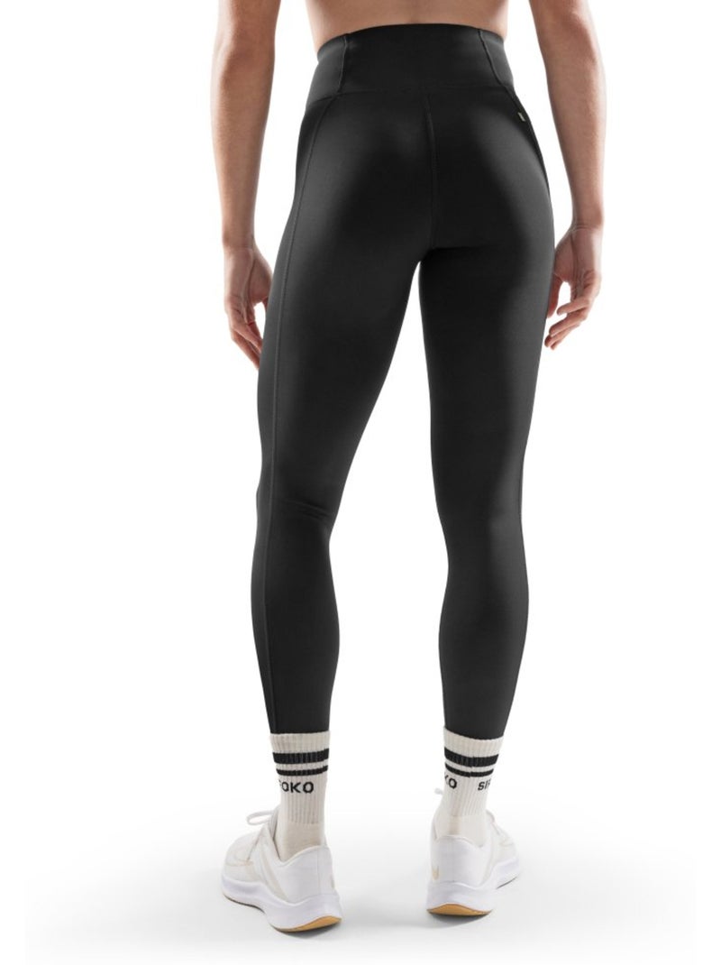 Dames lasercut sportlegging Zwart - Kiabi