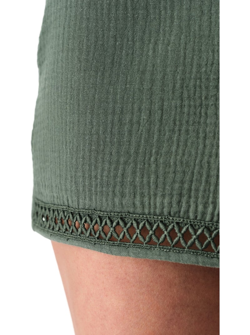 Dames lessi trim short penti Kaki - Kiabi