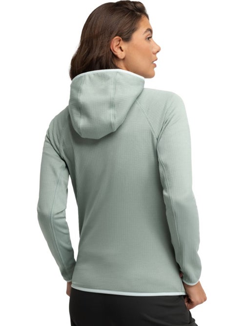 Dames lichtgewicht fleece wandelvest met capuchon - Kiabi