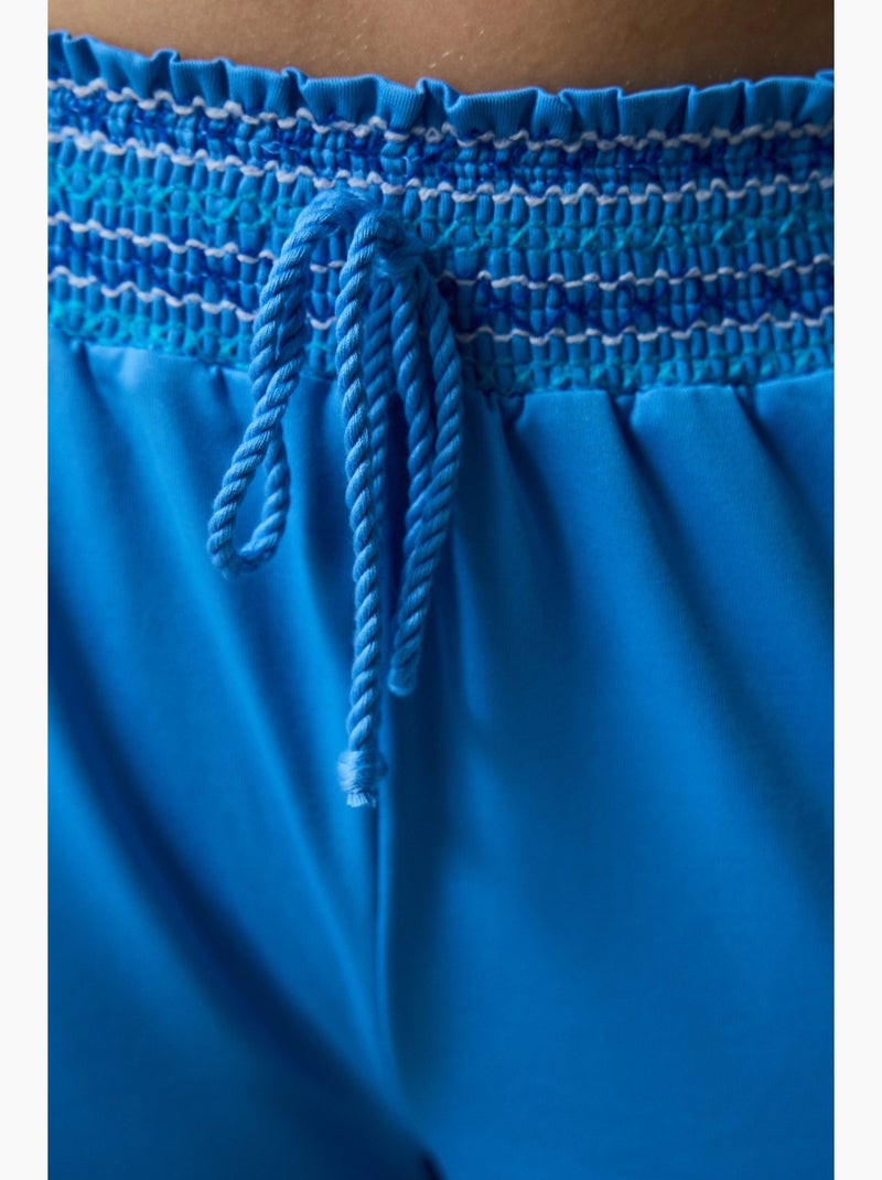 Dames linba zwembroek penti Electrisch blauw - Kiabi