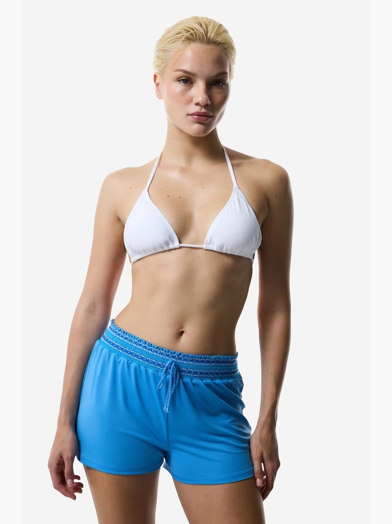 Dames linba zwembroek penti Electrisch blauw - Kiabi