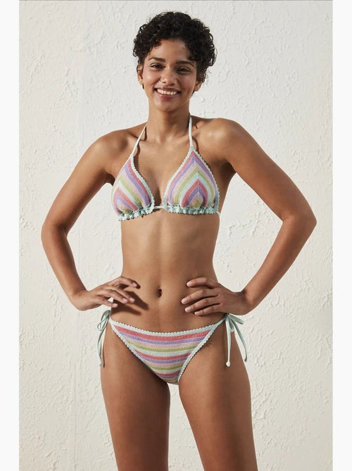 Dames maya bikinibroekje penti - Kiabi