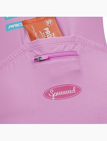Dames mesh wielershirt met korte mouwen