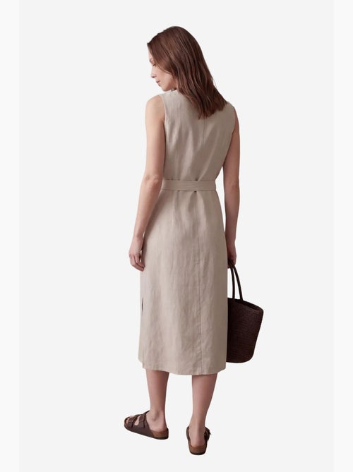 Dames midi blousejurk van katoenpopeline my fashion - Kiabi Dames midi blousejurk van katoenpopeline my fashion - Kiabi