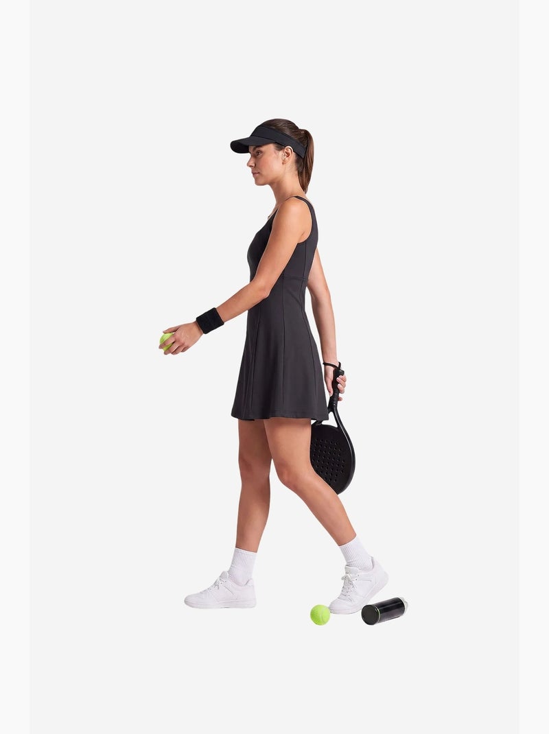 Dames midi-jurk tommy Zwart - Kiabi