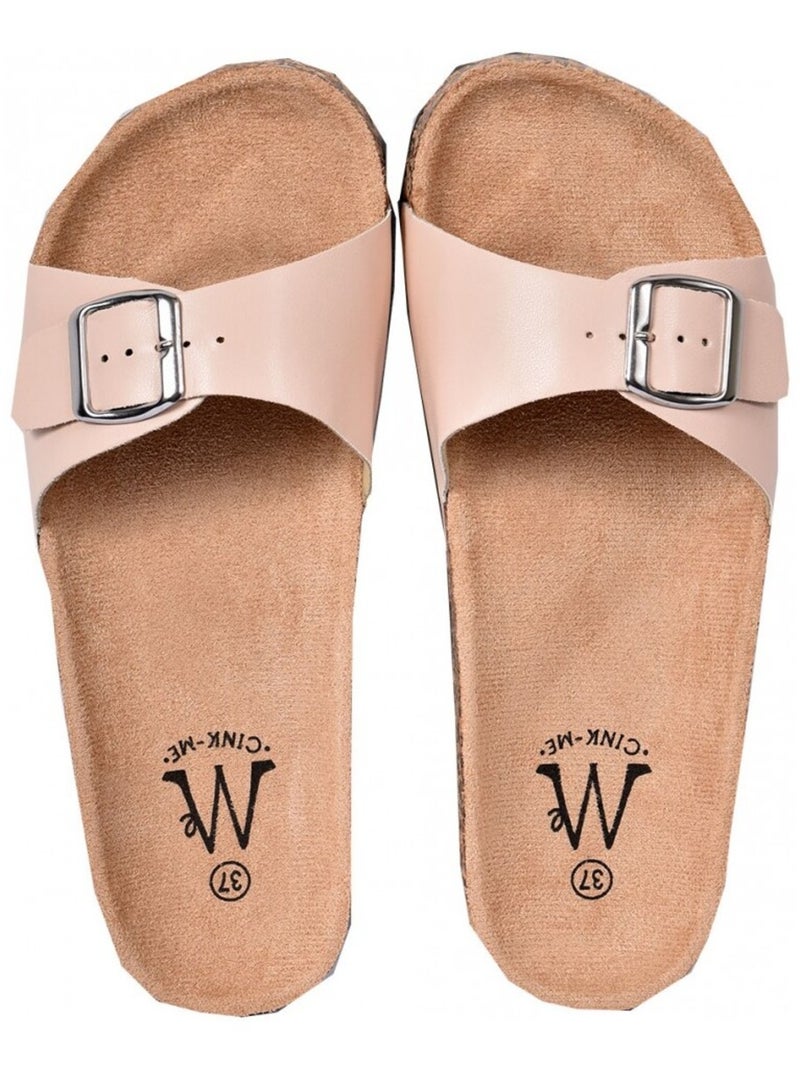 Dames Mule Sandaal PREMIUM Beige - Kiabi