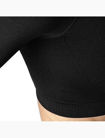 Dames naadloze sport crop top met lange mouwen